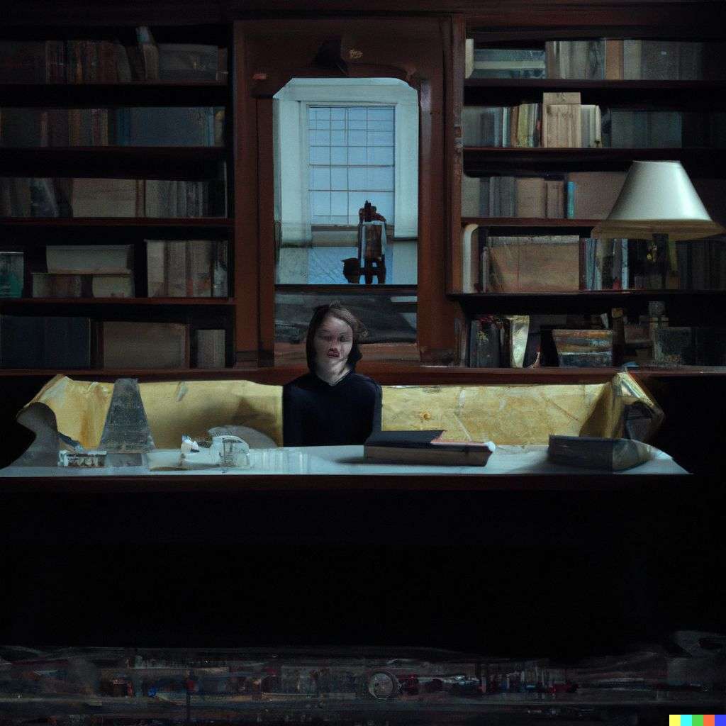 a representation of anxiety, photograph taken by Gregory Crewdson